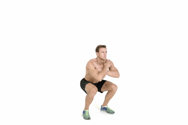 how to do bodyweight squat