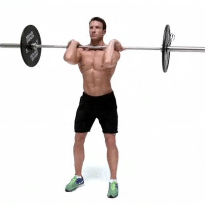 Best Exercises to Lose Weight: Front Squats