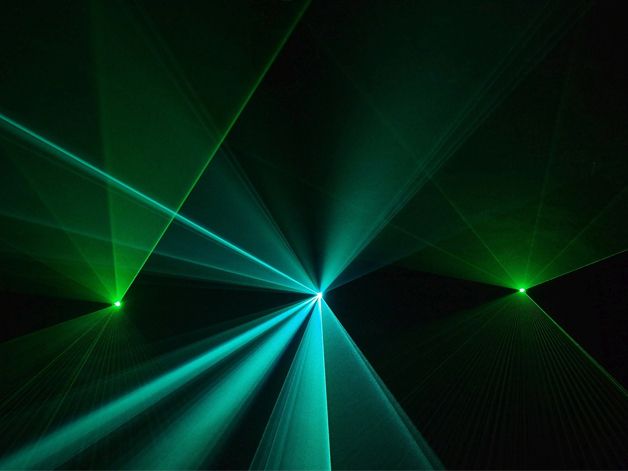Green, Light, Visual effect lighting, Laser, Technology, Pattern, Disco, Graphics, Optoelectronics, 