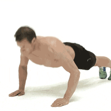 Press up, Arm, Joint, Crawling, Standing, Shoulder, Leg, Human body, Chest, Knee, 
