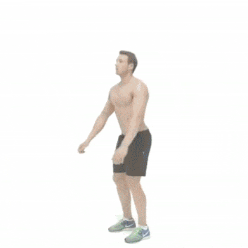 jump squat bodyweight exercises