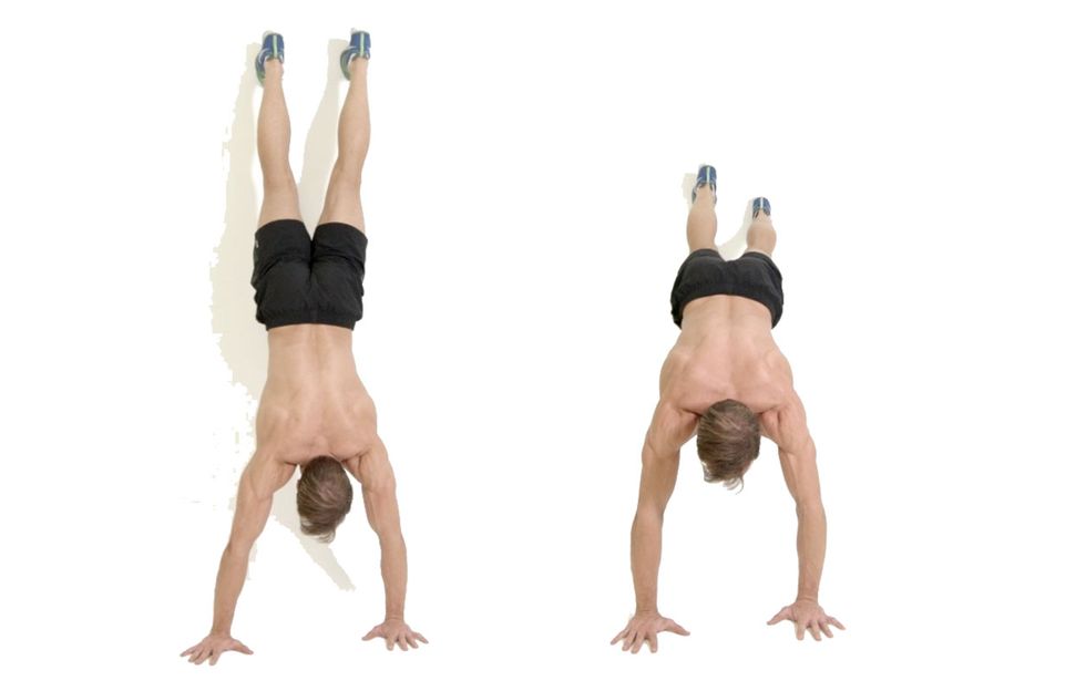 The Exercise Progressions That'll Help You Nail Handstand Pushups - Men's  Journal