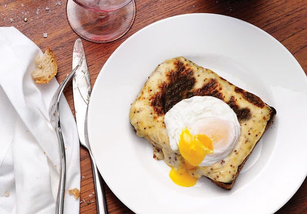 Poached Egg Welsh Rarebit