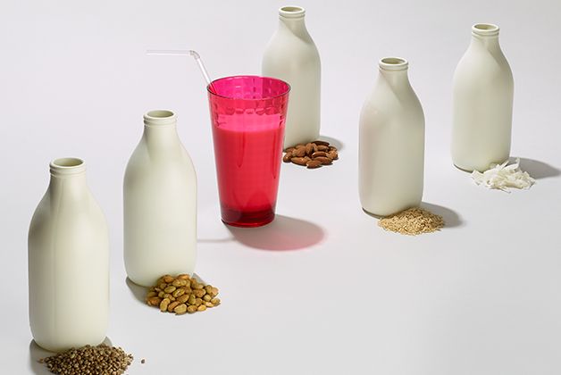 Product, Bottle, Soy milk, Milk, Plastic bottle, Plant milk, Food, Dairy, Hemp milk, Almond milk, 