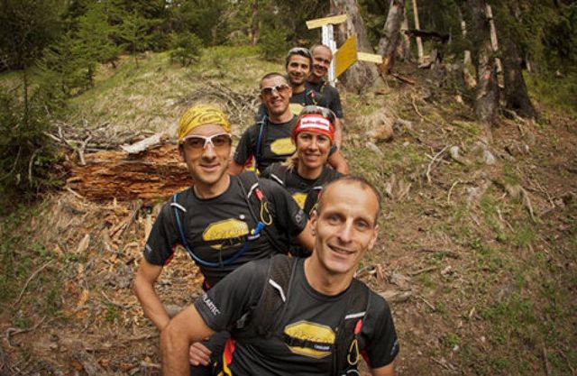 Il Team Vibram Al Via Dell Utmb