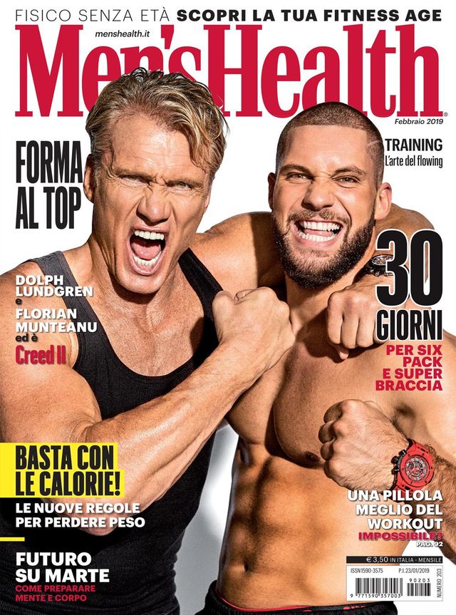 La copertina di Men's Health - febbraio 2019
