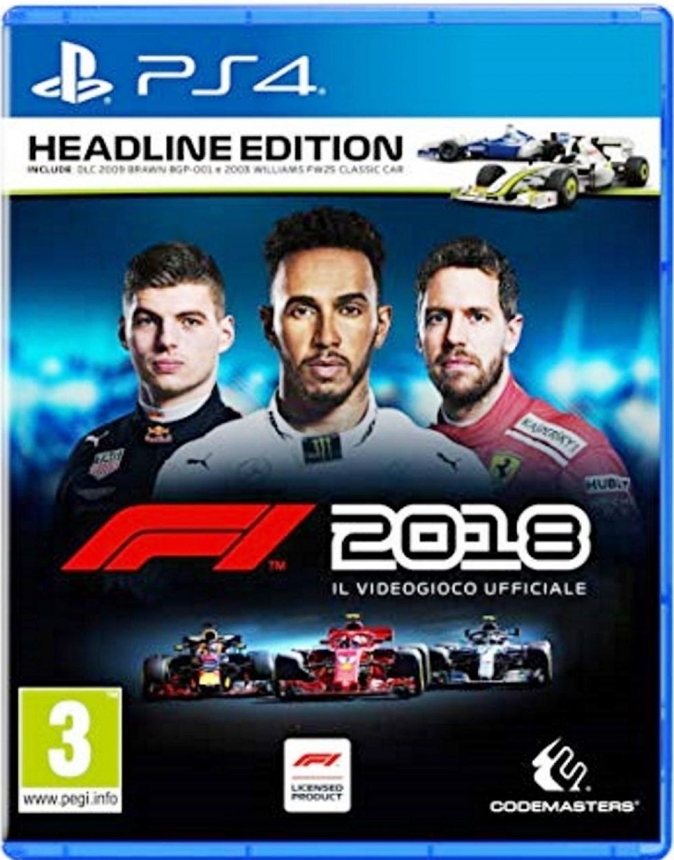 La copertina di F1 2018