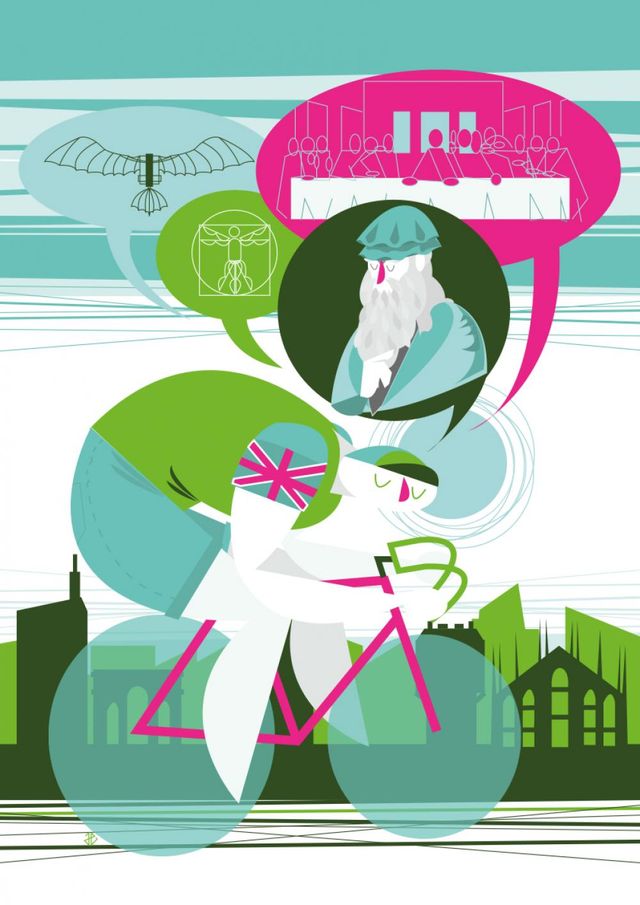 L’illustrazione, realizzata per Cyclist, è di Alessio Sala (www.salae.it)