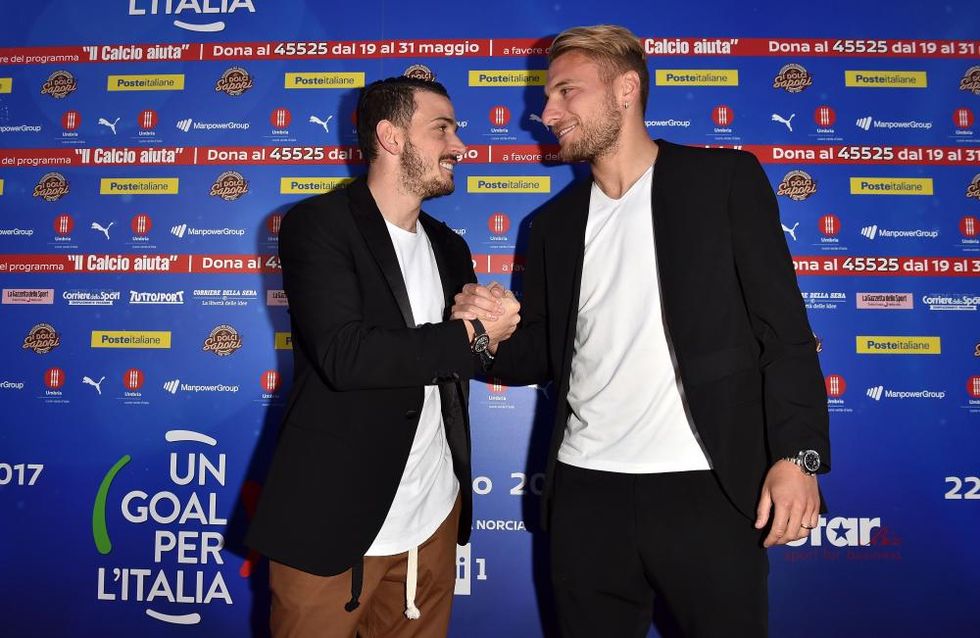 Un Goal per l&#39;Italia: Alessandro Florenzi e Ciro Immobile - Photo by Tullio M. Puglia/Getty Images