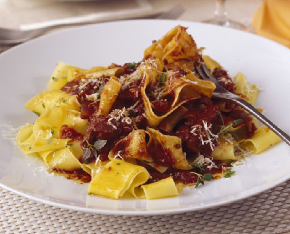 Slow-cooked Duck Ragú With Pappardelle