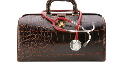 doctor's bag with stephoscope