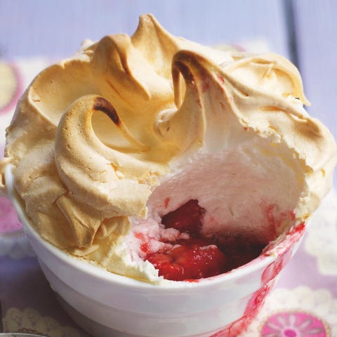 Sally Bee's red berry meringue pie