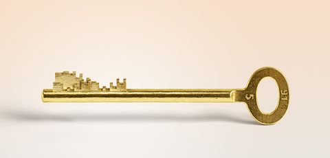 Key, Human settlement, Brass, Metal, City, 