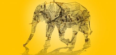 Illustration, Art, Sketch, Drawing, Elephant, Organism, Elephants and Mammoths, Machine, Fictional character, 