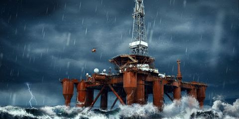 Oil rig, Vehicle, Semi-submersible, Watercraft, Offshore drilling, Naval architecture, Ship, Boat, Drilling rig, Jackup rig, 