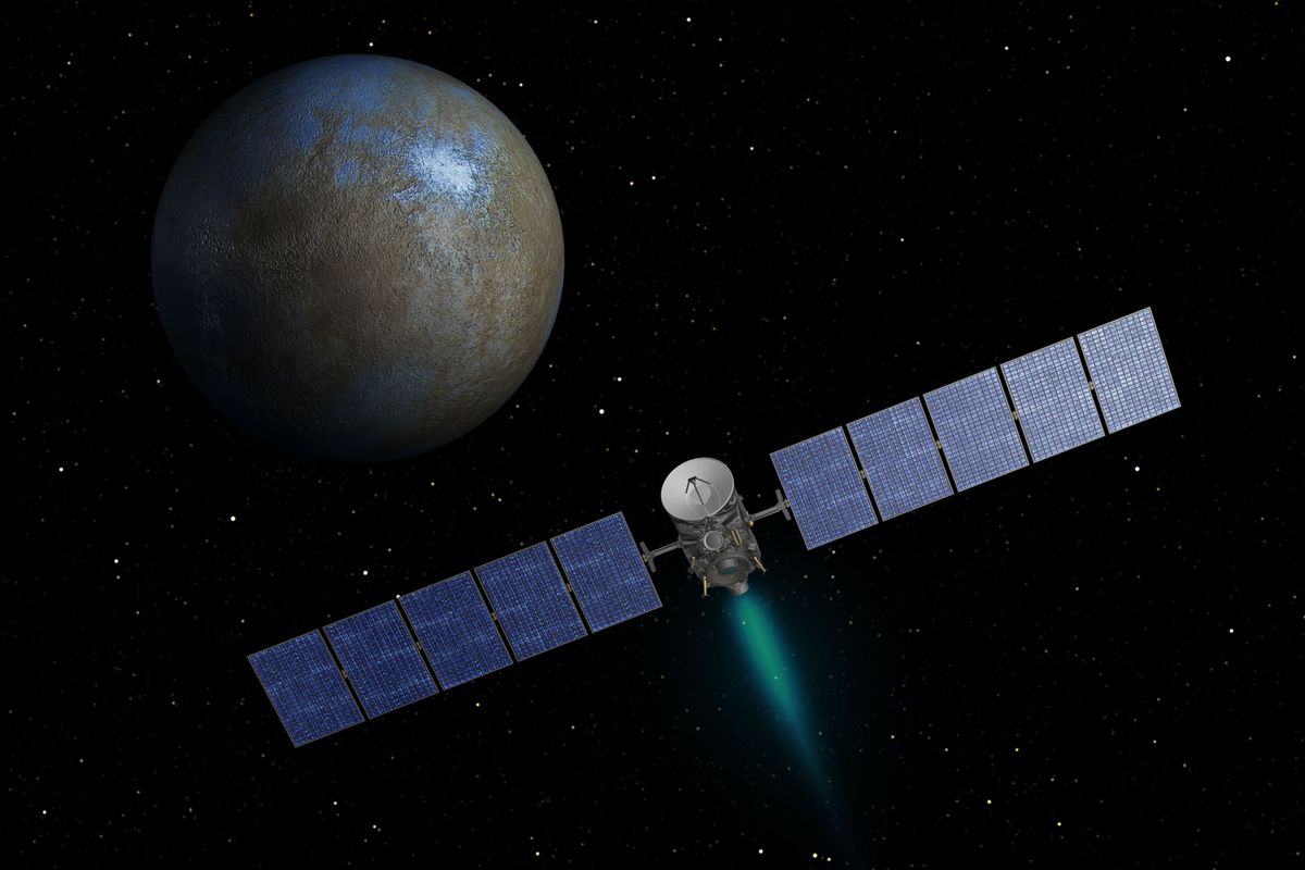 Dawn Spacecraft Approaches Ceres