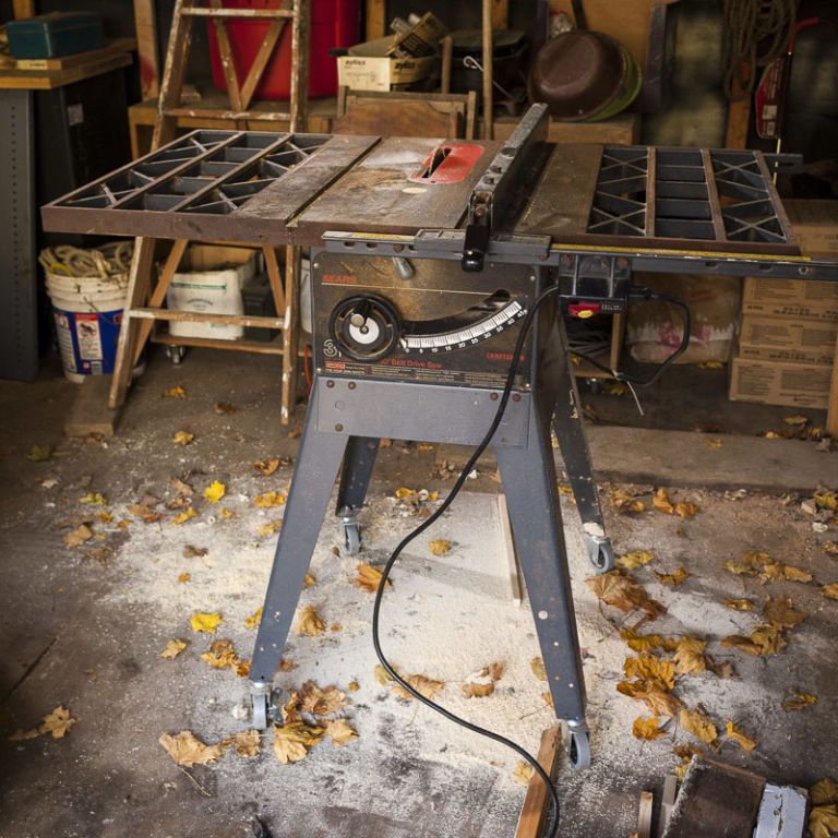 old craftsman table saw restored