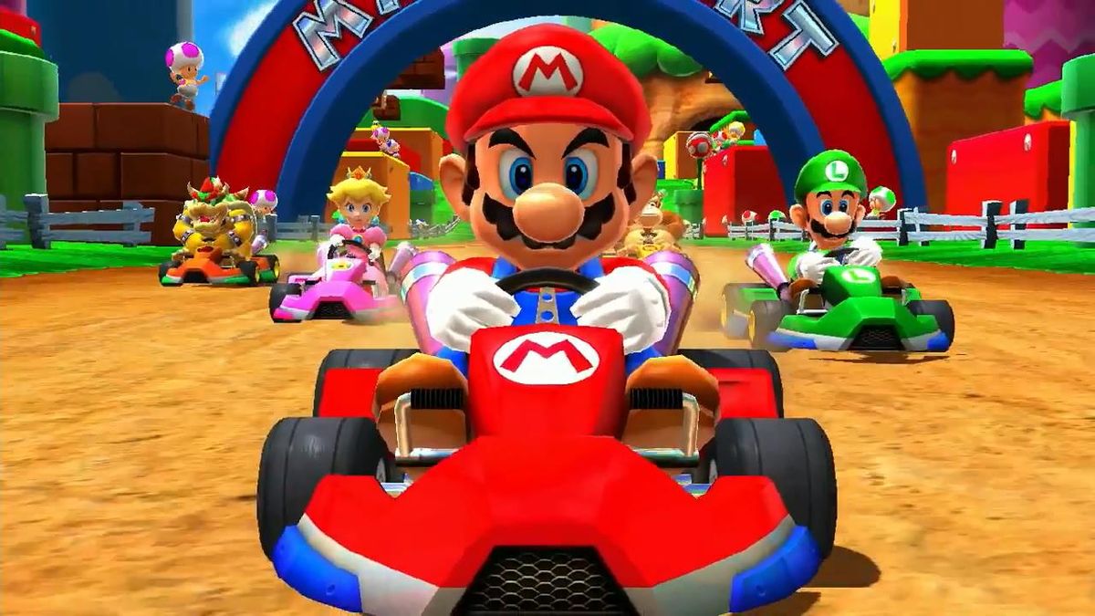 Fun, Automotive design, Recreation, Red, Animation, Animated cartoon, Games, Fictional character, Mario, All-terrain vehicle, 