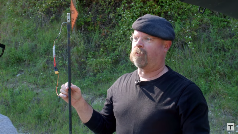 Watch Mythbuster Jamie Hyneman Try to Prune a Tree With a Quadcopter