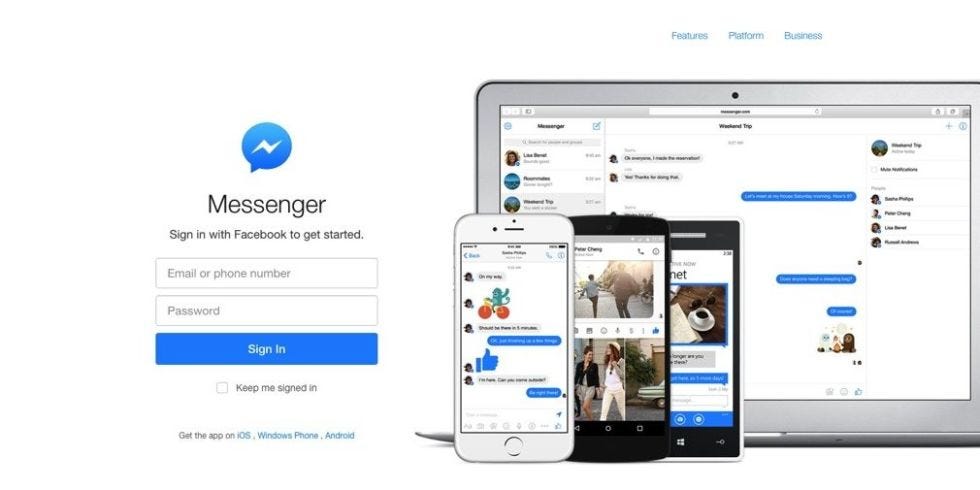 There S Now A Web Version Of Facebook Messenger There S Now A Web Version Of Facebook Messenger