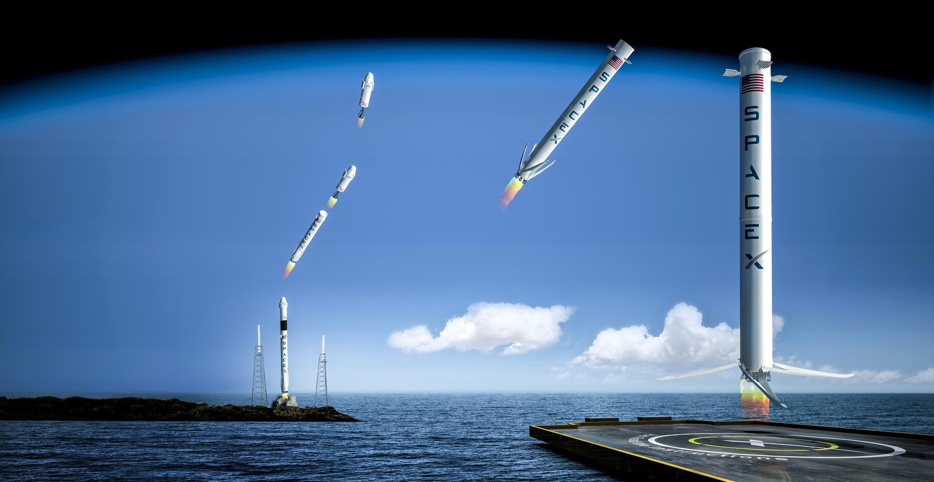 The Illustrated Guide to SpaceX's Reusable Rocket Launch