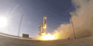 Blue Origin rocket launch