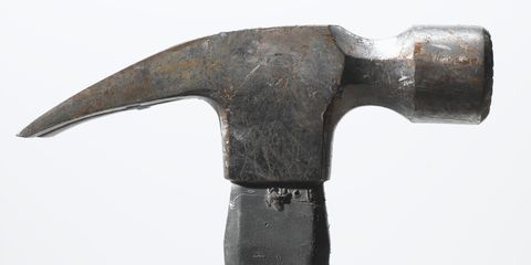 Grey, Iron, Household hardware, Metal, Composite material, Hammer, Hand tool, Steel, Tool, Metalworking hand tool, 