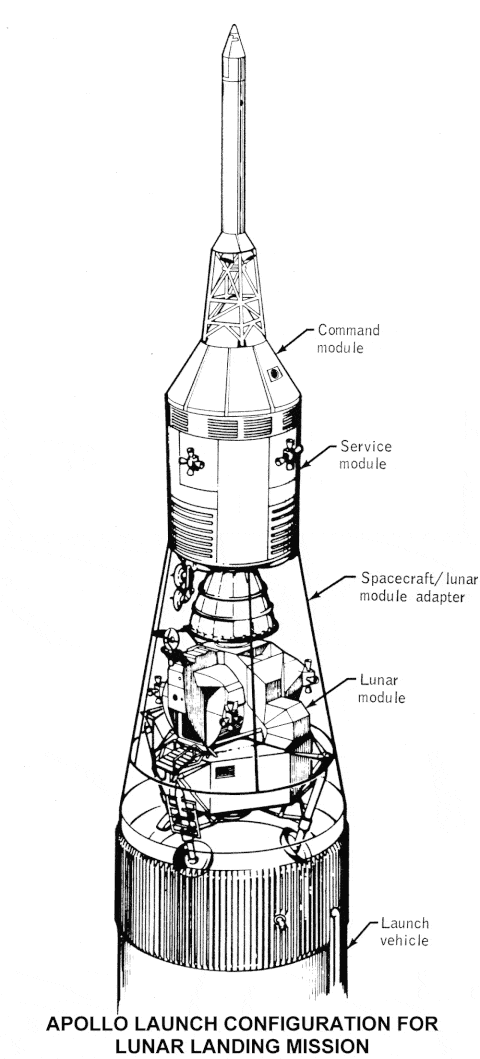 The Launch Escape System jettisoned the crew in case of emergency during launch, while the command module housed the astronauts.