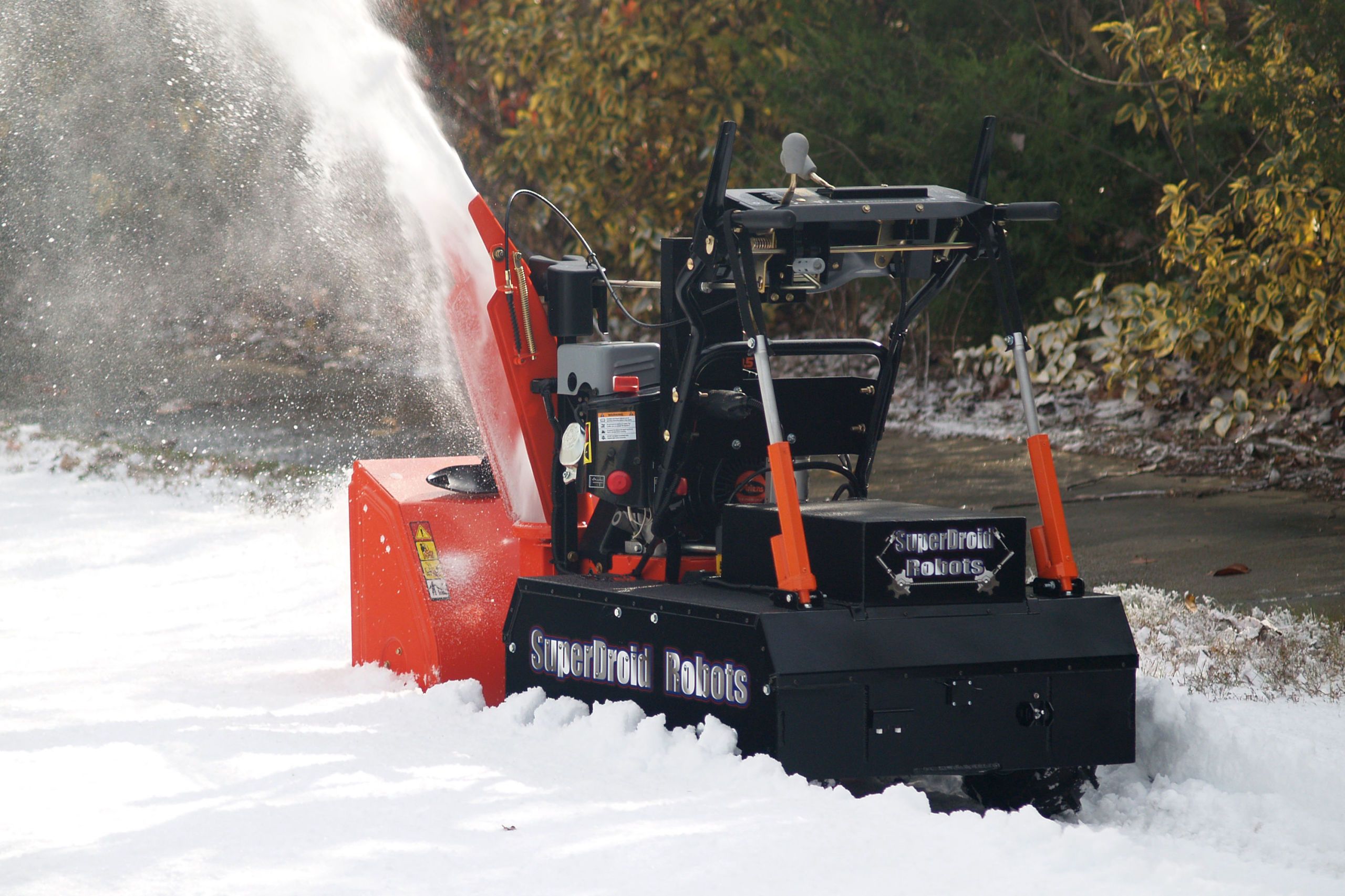smart snow blower robot