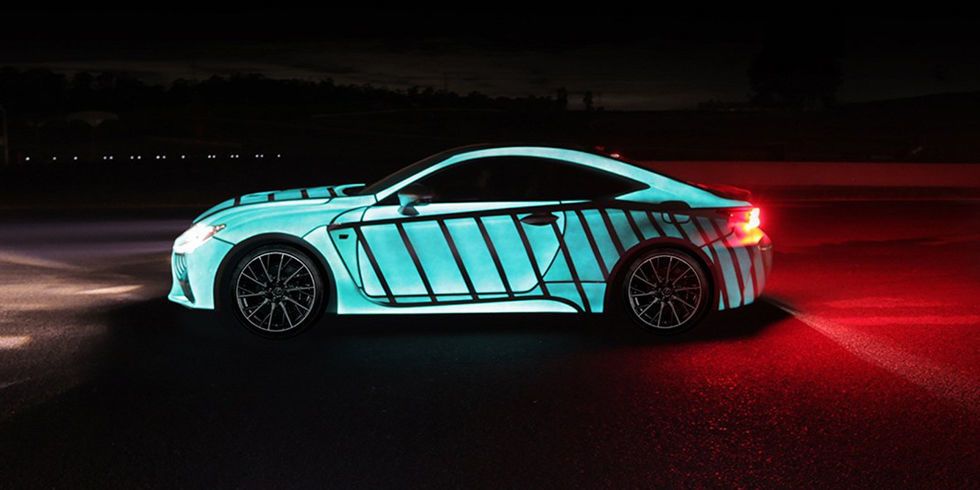 Light-Up Lexus Shows Your Pulse on its Door Panels