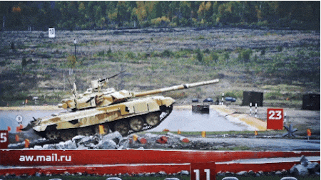 Watch a Russian T-90 Tank Catch Some Air and Fire Its Cannon at the Same  Time