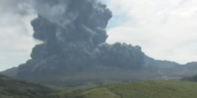 Japanese Volcano Mount Aso Erupts, Sends Plumes Of Ash And Smoke Into ...