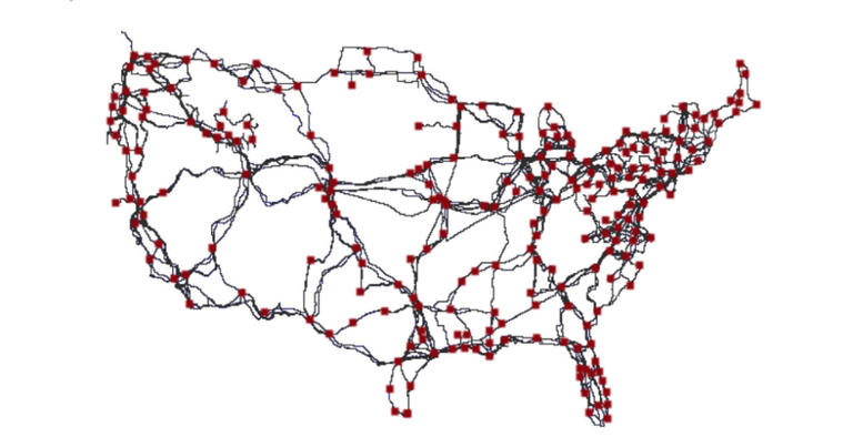 This Map of the US Internet Was Never Public Until Now
