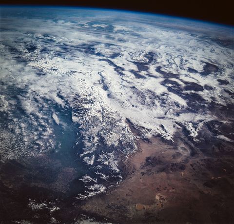 Atmosphere, Space, World, Astronomical object, Planet, Earth, Bird's-eye view, 