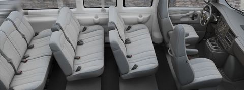 12 passenger van inside