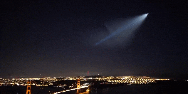 Photographer Accidentally Catches Missile Launch Over San ...
