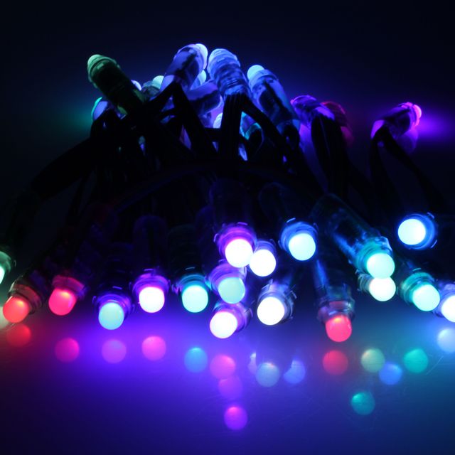 Light, Visual effect lighting, Blue, Lighting, Purple, Christmas lights, Water, Font, Technology, Electric blue, 