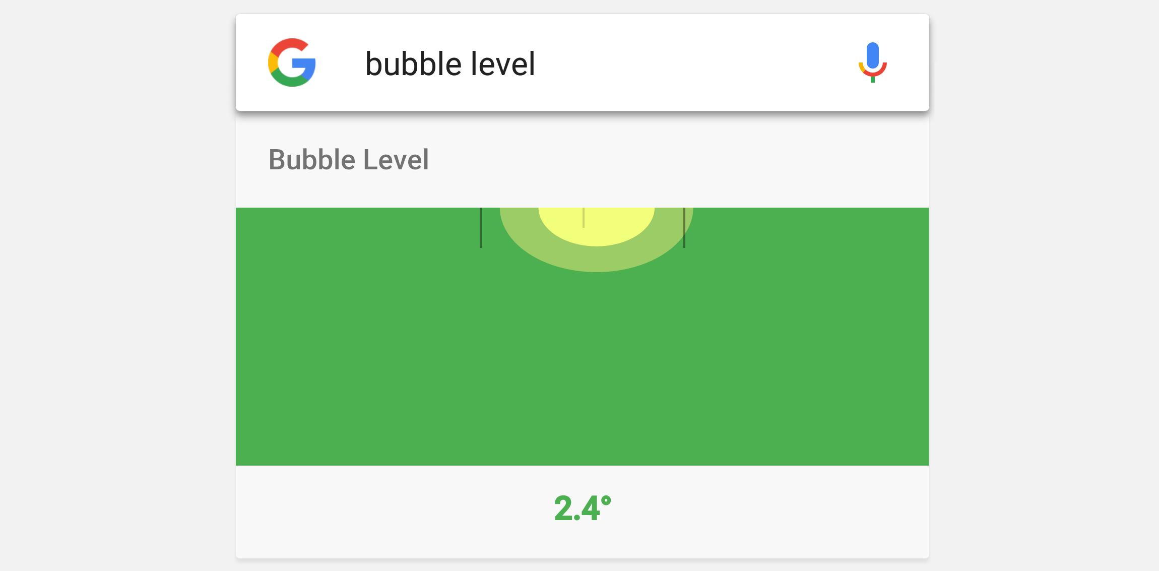 what is a bubble level