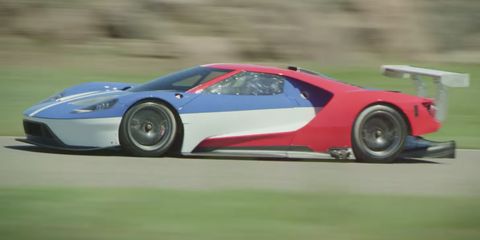 <p>Considering how successful the Ford GT40 was at the racetrack, you would expect any car continuing that legacy to be fast. It's also going to need plenty of downforce. <a href="http://www.roadandtrack.com/car-culture/car-design/g6250/see-a-ford-gt-inspired-sandwich-foosball-table-and-more-at-milan/?" target="_blank">With the new GT</a>, which has a stealth retractable wing, and its race car brother, the Ford GT, which has a pretty damn ostentatious fixed wing (above), Ford's wing-game is on point.</p>