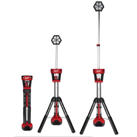 milkwaukee 39 s led work light tower shines bright without powerful led work light
