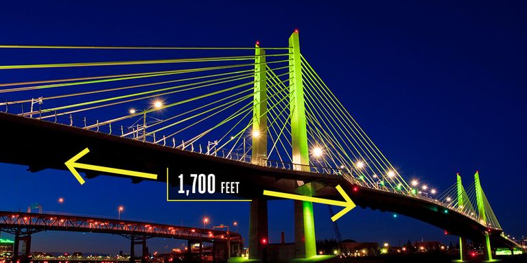 <p><strong>Portland, Oregon</strong></p><p>The <a href="http://www.popularmechanics.com/technology/infrastructure/g2136/portland-tillikum-crossing-bridge-no-cars/">first new crossing</a> over Portland's Willamette River since 1973, 1,700-foot Tilikum Crossing opening in September 2015. The structure is remarkable not only for the slender design, with 110.5-foot towers that flow down to the five spans, but also because of what you won't find on the bridge: cars. It's not easy to build a big infrasturcture project in America, much less one that turns away drivers. But only light rail, streetcar, buses, pedestrians, and cyclists are welcome here.</p>