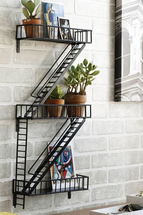 fab design ideas fire escape shelf