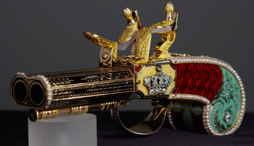 This 200-Year-Old Ridicoulsly Ornate Pistol Has a Hidden Secret