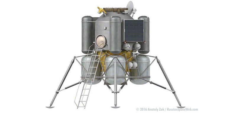 Revealed Russia s Manned Lunar Lander