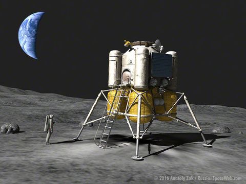 Revealed: Russia's Manned Lunar Lander