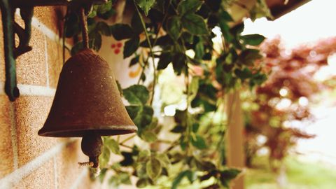 <p>Both wedding bells and jingle bells bring smiles to peoples' faces, but an echoing gong can also prevent misfortune. <a href="http://www.historyofbells.com/bells-history/history-of-wedding-bells/" target="_blank">Celtic culture</a> believes that ringing a bell frightens evil spirits away. </p>