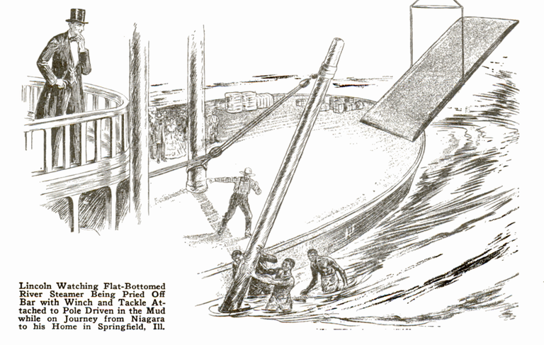 The Time Abraham Lincoln Patented a Boat-Lifter