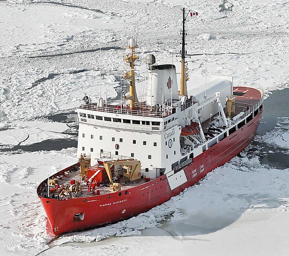 Watercraft, Boat, Naval architecture, Icebreaker, Ship, Machine, Geological phenomenon, Cargo ship, Water transportation, Research vessel, 