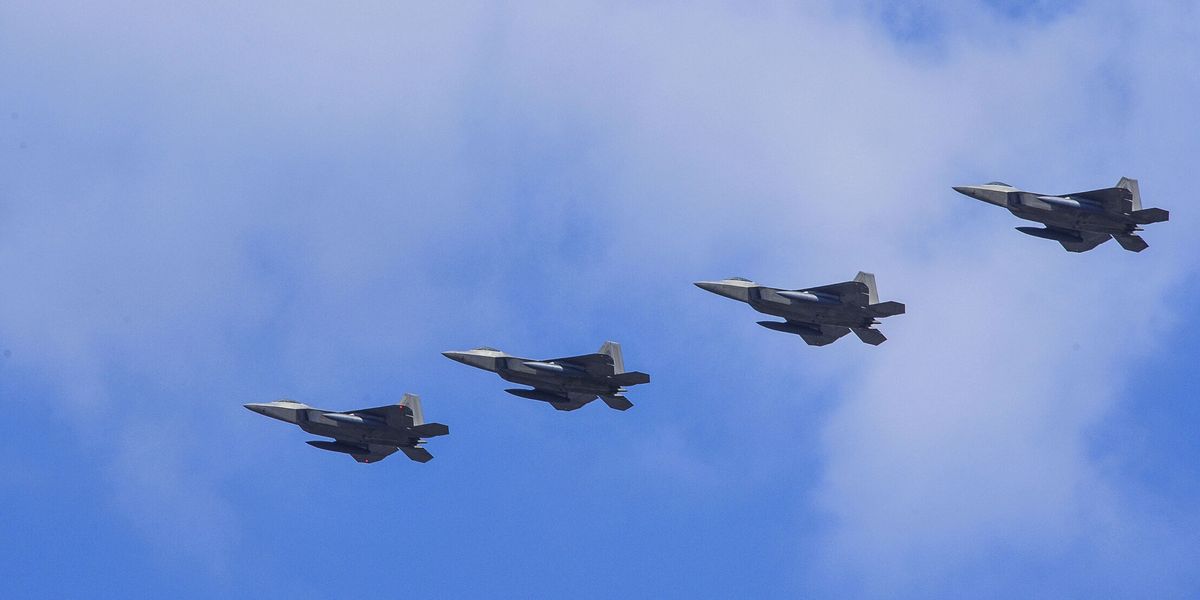 U.S. Flies Stealth Fighters Over South Korea To Flex Its Muscles