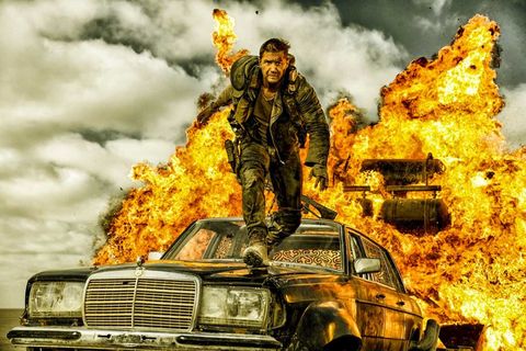 <p><strong><em>Mad Max: Fury Road</em></strong><br></p><p>Though some skies were altered and stunt performers' cables were erased in postproduction, <em>Mad Max: Fury Road </em>emphasized practical effects. More than 150 vehicles were built for the shoot—and then destroyed. By the end of the film, "we probably had only ten left," stunt coordinator Guy Norris says. On the heaviest stunt days, Norris would incorporate 150 stunt actors. His goal was controlled chaos. "I designed the action so that it was like being in warfare," he says. "When you're on the top of the tanker, even though the camera might be to the left-hand side seeing something happen, an entire battle is going on over to the right-hand side. We would develop sequences so that you could actually shoot it in one line." All of that sophisticated stuntwork required some unsophisticated preparation: toy cars. "We'd start out in the dirt with all of the drivers with a model car, and we would plan the whole run. It was like rehearsing a football play." Only with a few more explosions.</p>